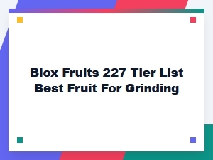 Best Fruits for Grinding in Blox Fruits